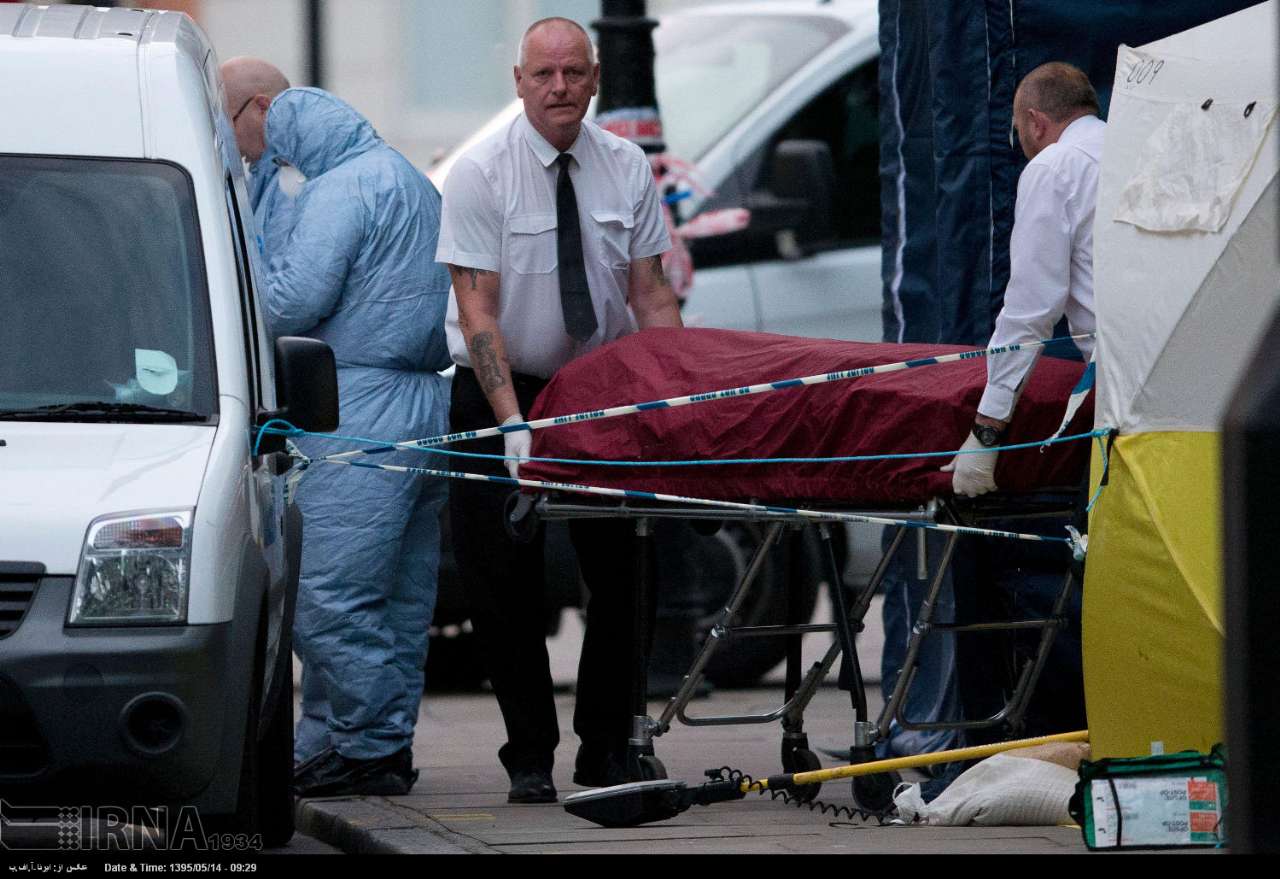 عکس/ کشته‌شدن یک زن در حملات لندن