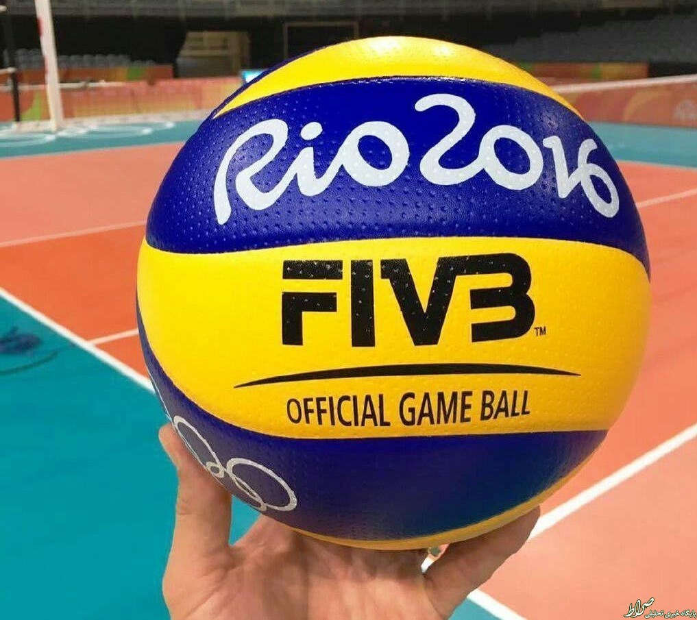 تصویری از توپ والیبال المپیک ریو