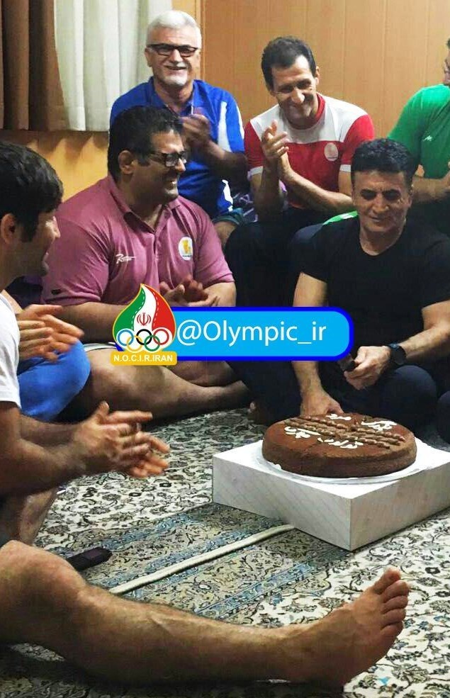 عکس/ کیک تولد آقای خاص کشتی