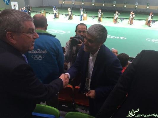 عکس/ دیدار اتفاقی هاشمی با باخ