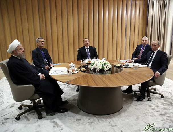 عکس/ روحانی و پوتین سر میز صبحانه