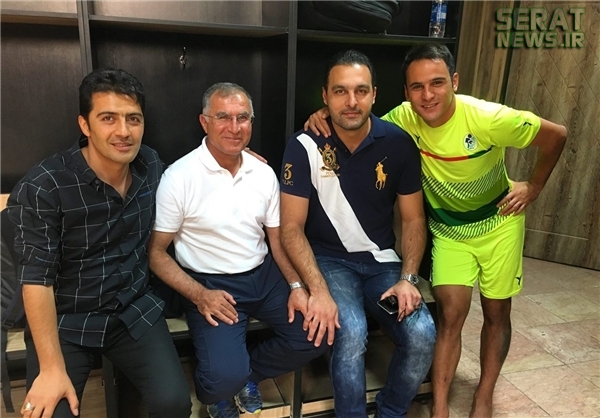 عکس/ برهانی قبل از رویارویی با استقلال عکس/ برهانی قبل از رویارویی با استقلال