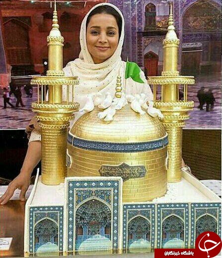 عکس/ کیک تولدی زیبا برای امام رضا (ع)