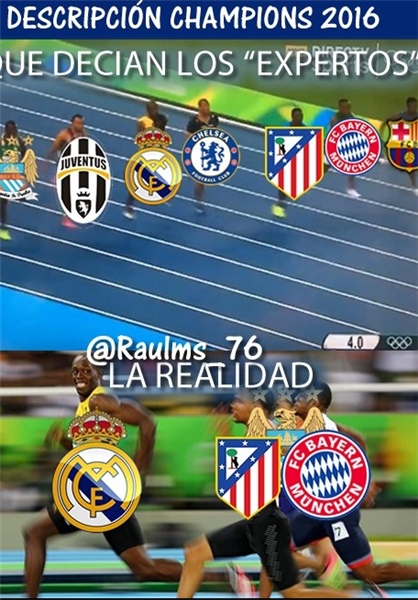 عکس/ مقایسه جالب بولت با رئال مادرید