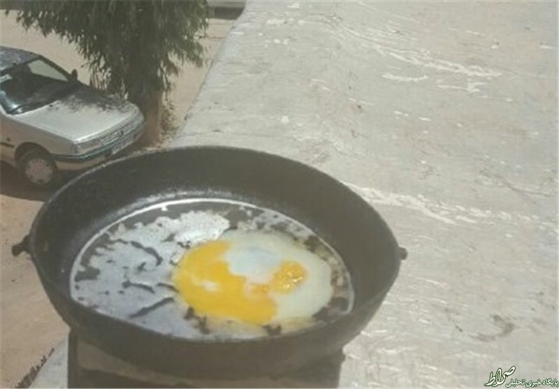 عکس/ آفتاب سوزان قصرشیرین