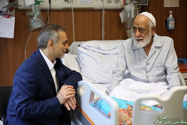 عیادت فریدون از حجت الاسلام طباطبایی عیادت فریدون از حجت الاسلام طباطبایی