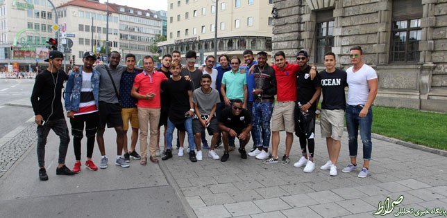 عکس/ مونیخ گردی یاران پورعلی گنجی