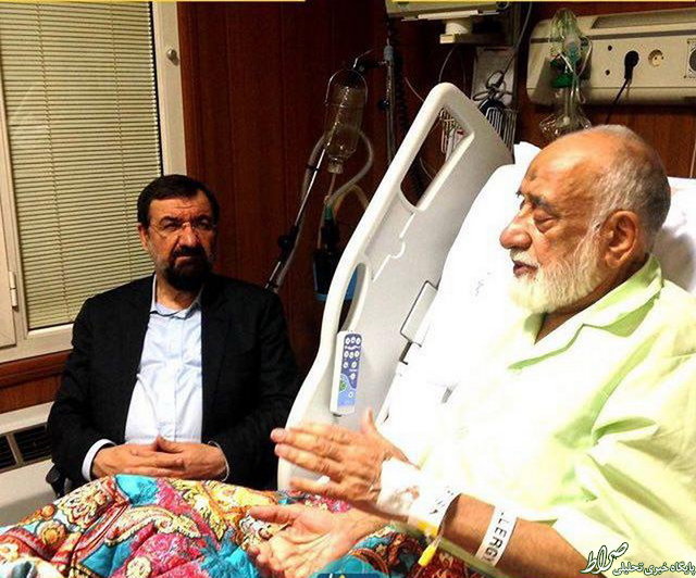 عکس/ عیادت رضایی از استاد اخلاق