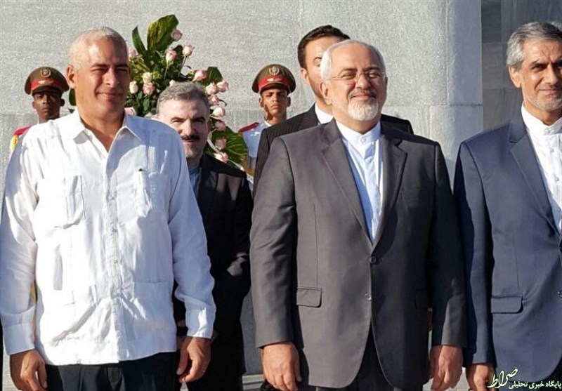 ادای احترام ظریف به «خوزه مارتی»+عکس