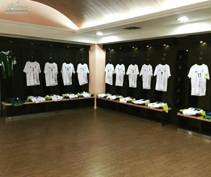 عکس/ رختکن تیم‌ملی پیش ازدیدار با قطر