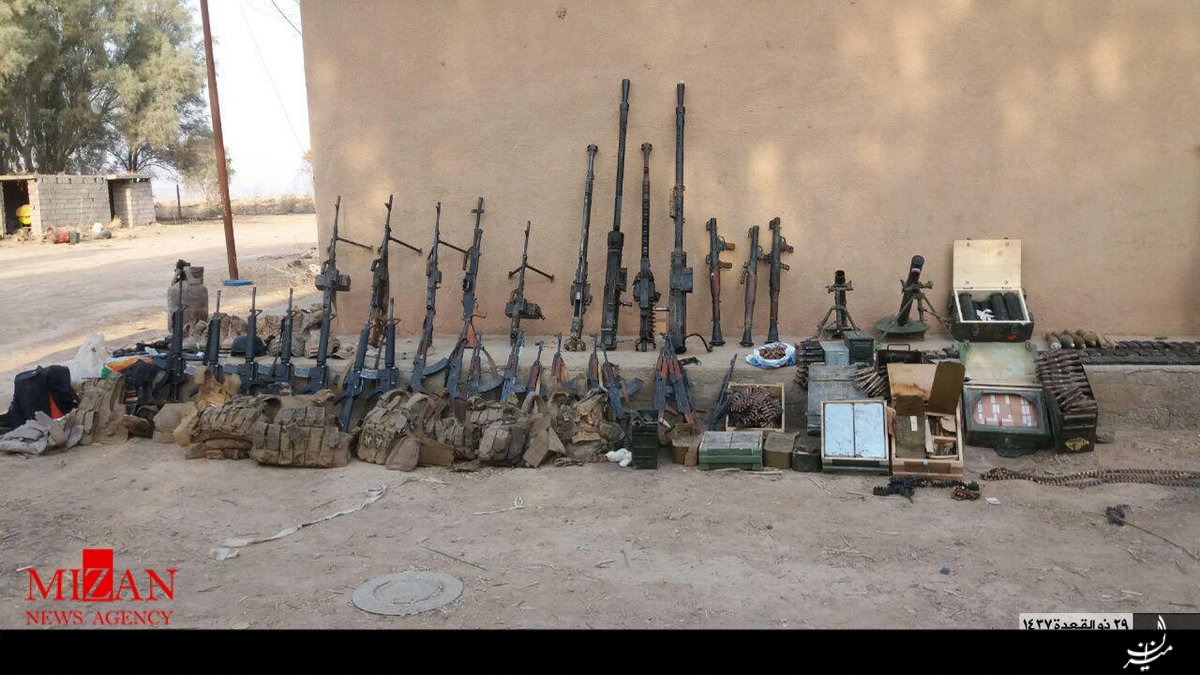 ادعای دستیابی داعش به انبار مهمات نیروهای عراق+عکس
