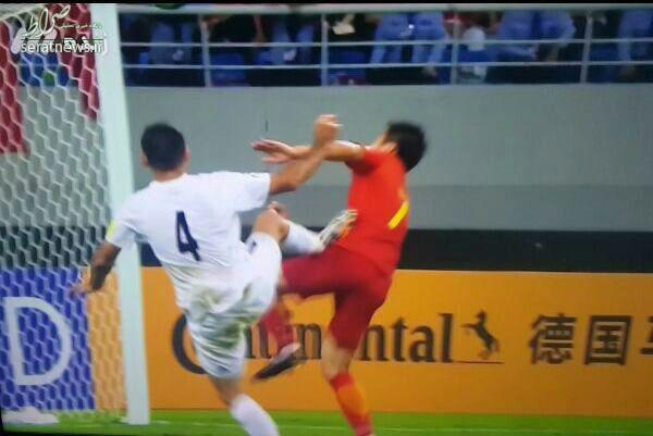 عکس/ صحنه‌ای که به نفع ایران سوت خورد