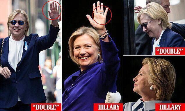 عکس/ بدل کلینتون در مراسم 11 سپتامبر؟