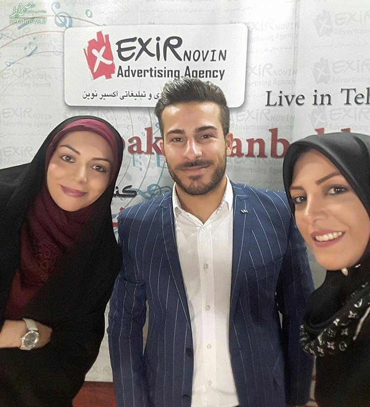 عکس/ سلفي دو مجري زن با قهرمان المپیک