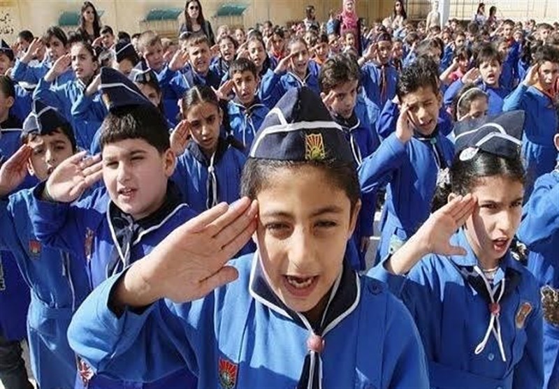 بازگشایی مدارس سوریه زیر سایه جنگ+عکس