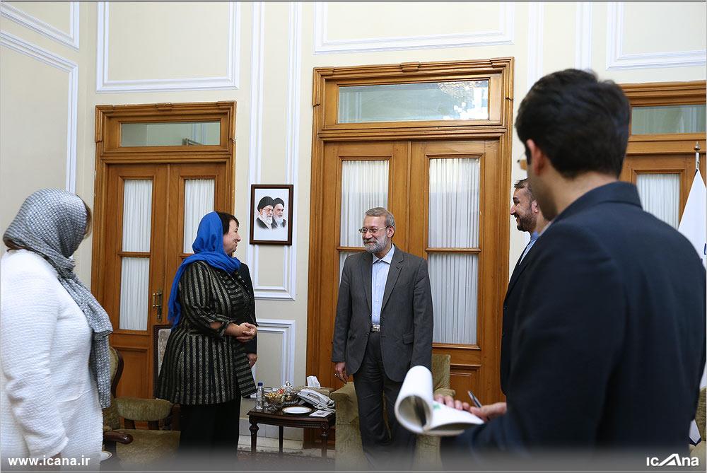 تصاویر/دیدار سفیر هلند در تهران با دکتر لاریجانی
