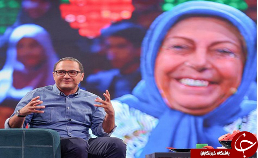 گریه نمایشی خانم‌بازیگر در خندوانه+تصاویر