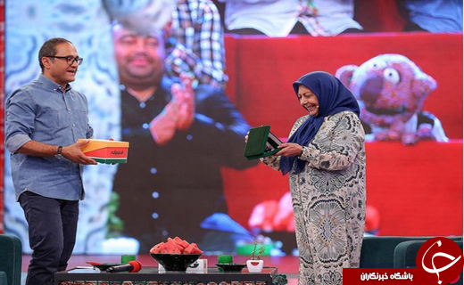 گریه نمایشی خانم‌بازیگر در خندوانه+تصاویر