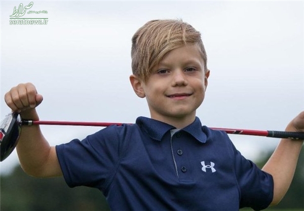پسر 6 ساله قهرمان گلف دنیا شد +تصاویر