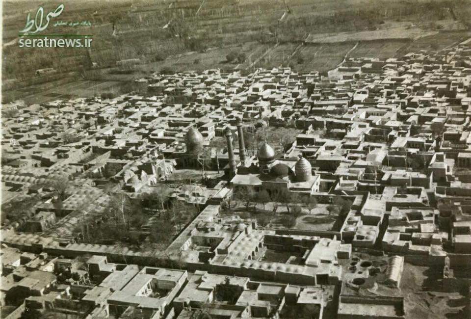 عکس هوایی از شهر ری؛ دهه 30