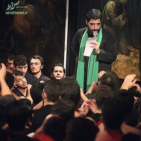 عکس/ آقای بازیگر در هیئت بنی فاطمه