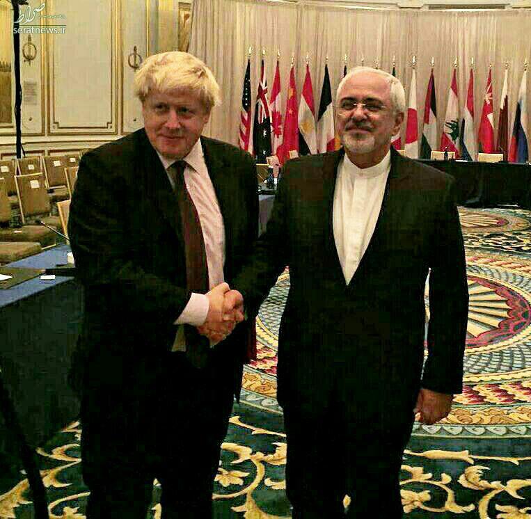 عکس/ دیدار وزرای خارجه ایران و انگلیس در نیویورک