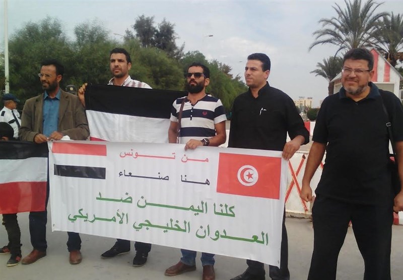 تظاهرات تونسی ها علیه آل سعود+تصاویر