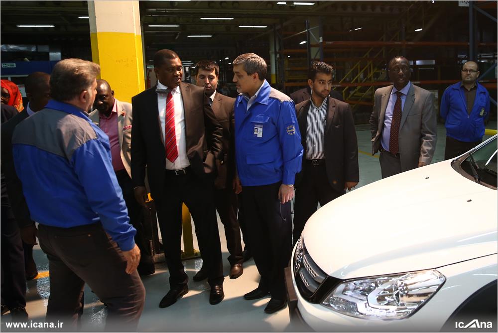 تصاویر/رئیس مجلس کنیا در ایران خودرو
