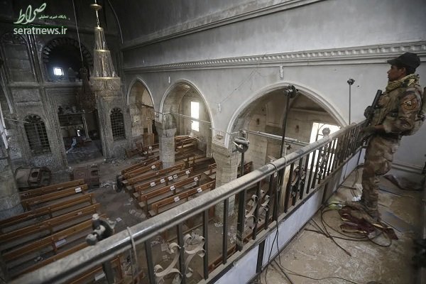 داعش کلیسای ۱۶۵۰ ساله را ویران کرد