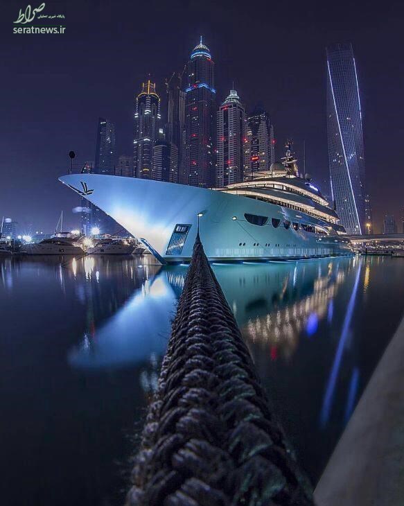 عکس/ بندر دبی از یک زاویه خاص