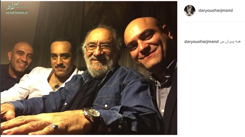 عکس/ پسرهای داریوش ارجمند در یک قاب عکس/ پسرهای داریوش ارجمند در یک قاب