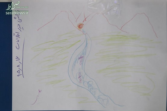 عکس/ نقاشی آقای وزیر در نمایشگاه مطبوعات