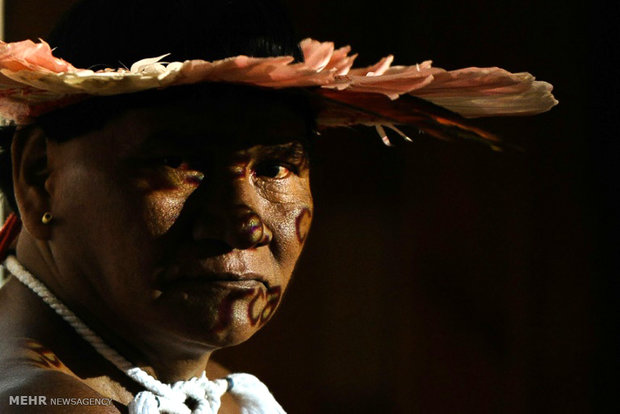 عکس/نماینده بومی برزیل در سنا