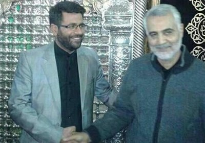 عکس/شهید خزایی در کنار سردار سلیمانی عکس/شهید خزایی در کنار سردار سلیمانی