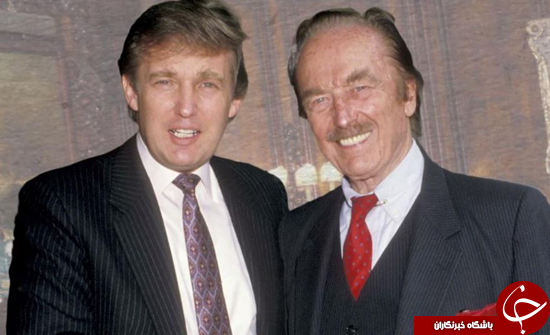 عکس/ترامپ در کنار پدرش
