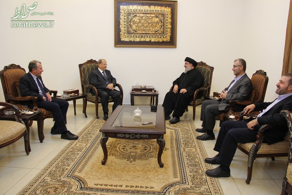 در دیدار میشل عون با نصرالله چه گذشت؟+عکس در دیدار میشل عون با نصرالله چه گذشت؟+عکس
