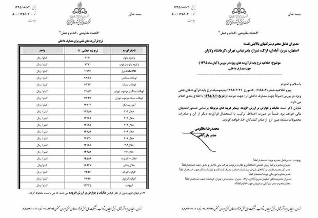 آغاز موج گرانی فرآورده‌های نفتی +سند