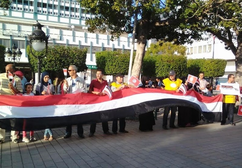 تونسی‌ها تجاوز عربستان به یمن را محکوم کردند+تصاویر