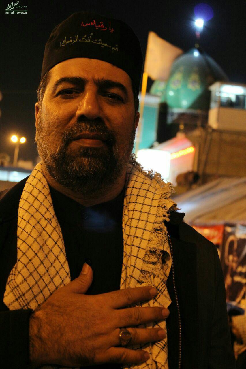 عکس/ شهید رکن آبادی در اربعین 93