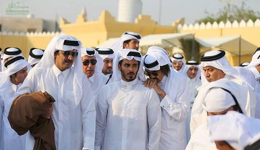 عکس/ عبای یادگاری امیر قطر