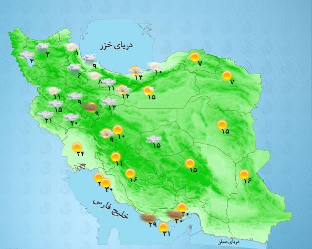 بارش برف پاییزی در برخی مناطق +جدول بارش برف پاییزی در برخی مناطق +جدول
