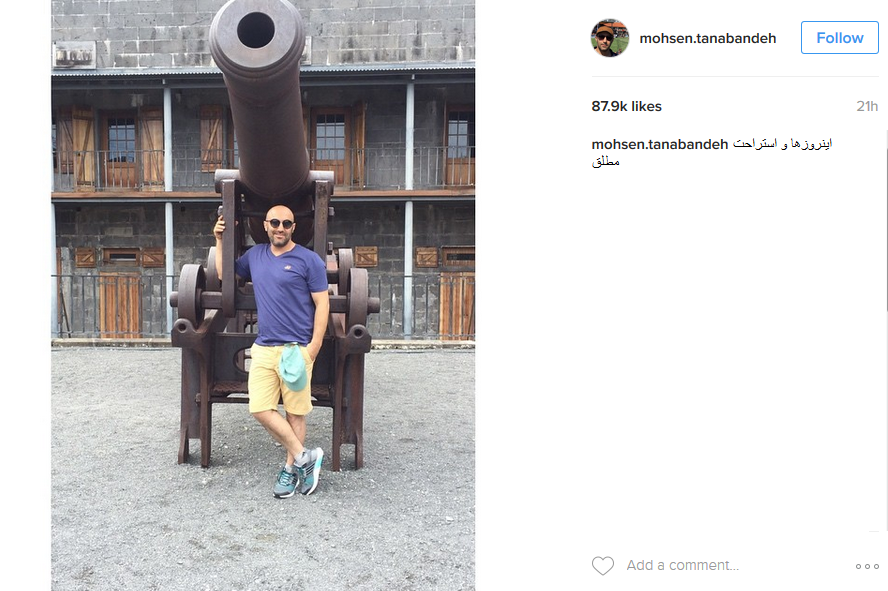 عکس/ تیپ متفاوت محسن تنابنده