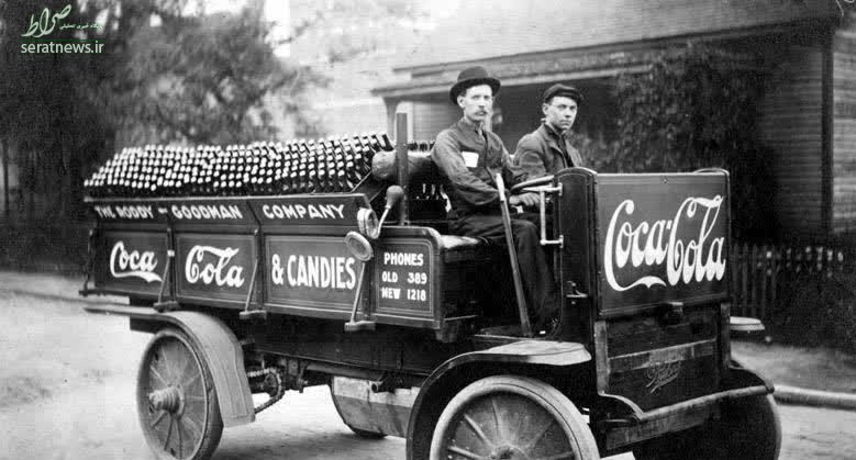 عکس/ خودروی باربری کوکاکولا در ۱۹۰۹