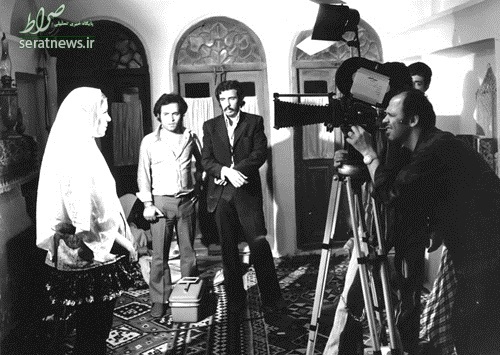 عکس قدیمی از علی حاتمی در یک فیلم