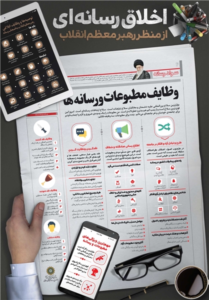 اینفوگرافی/ منشور اخلاق رسانه‌ای از منظر رهبری