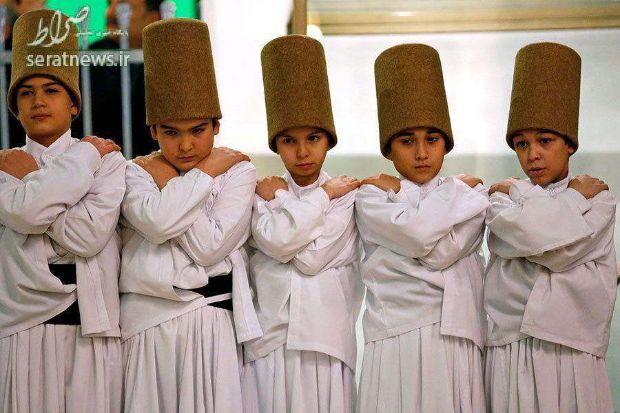 عکس/ بچه‌درویش‌ها در زادگاه مولانا
