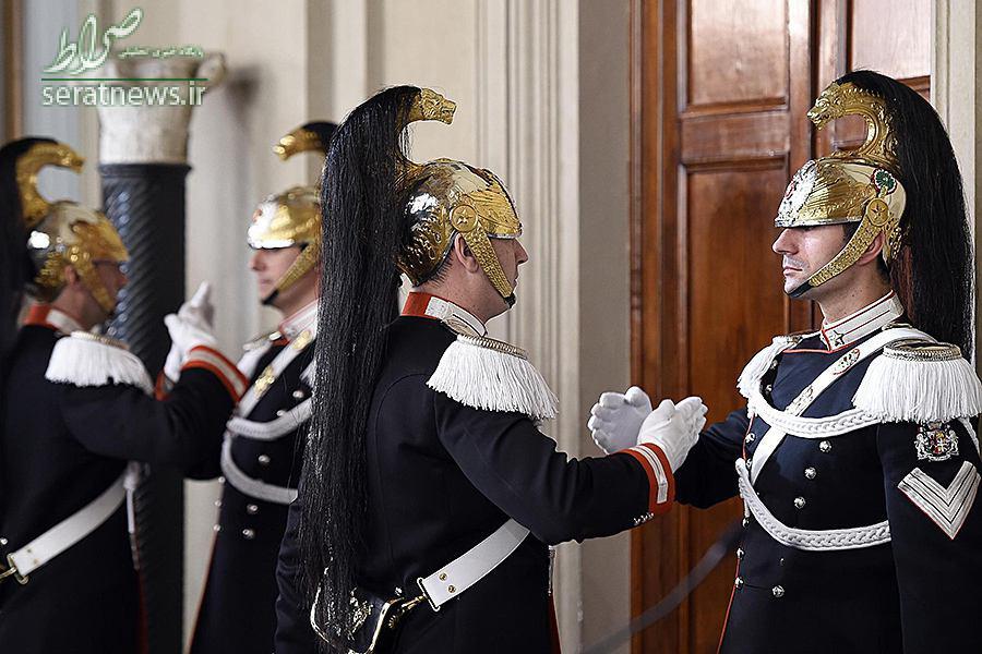 عکس/ نگهبانان کاخ ریاست جمهوری ایتالیا