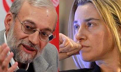 نامه جواد لاریجانی به موگرینی درخصوص منافقین نامه جواد لاریجانی به موگرینی درخصوص منافقین