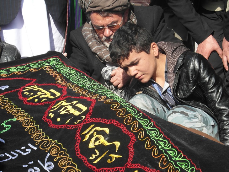 مراسم تدفین شهدای فاجعه اربعین+تصاویر