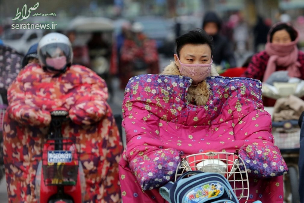 عکس/ پوشش جالب برای موتورسواران درسرما